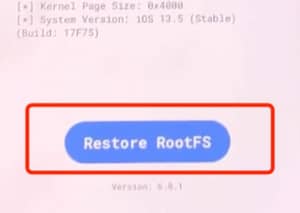 use Restore RootFS to uninstall Unc0ver