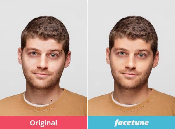 beautify images on facetune