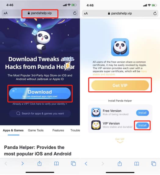 get panda helper vip