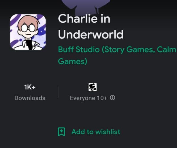 add charlie in underworld to wishlist in googleplay